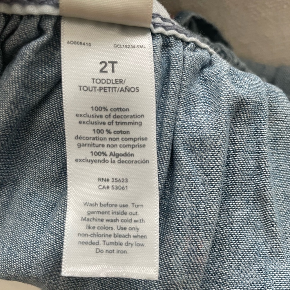 OshKosh B'gosh Toddler Girls Skirtalls - Picture 3 of 3